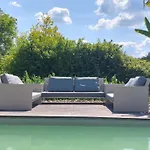 Cocon De Verdure Avec Piscine&lit King Size 2mx2m Proche Agen Nérac Villeneuve 4* Lusignan-Petit