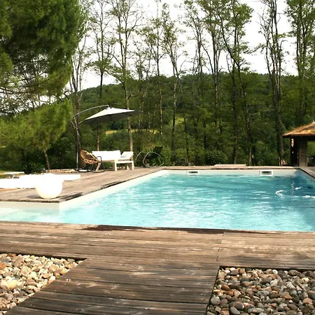 Cocon De Verdure Avec Piscine & Lit King Size 2mx2m Table D'hotes Proche Agen Nerac Villeneuve Bed & Breakfast 4*