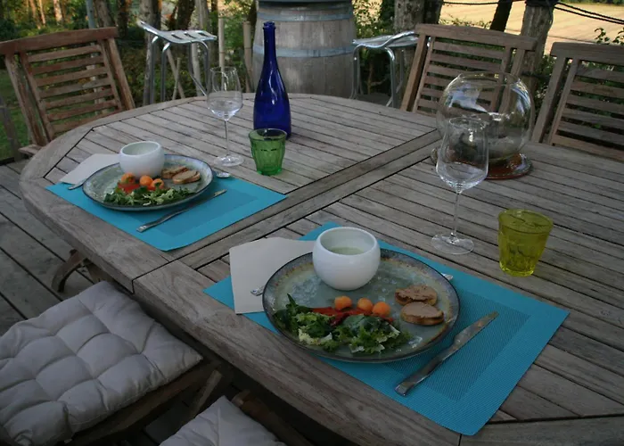 Cocon De Verdure Avec Piscine Lit King-size 2m 住宿加早餐酒店